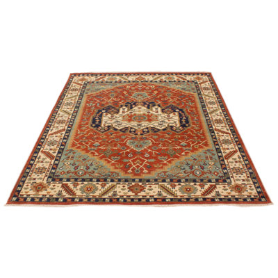 Finest Oushak Copper Rug 8'1" x 9'9"