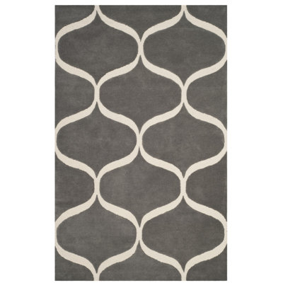 Cannen Hand Tufted Wool Geometric Rug