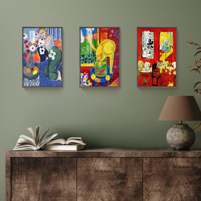 "Matisse", reproduction d'art sur toile, "Chat et poisson rouge" par Henri Matisse