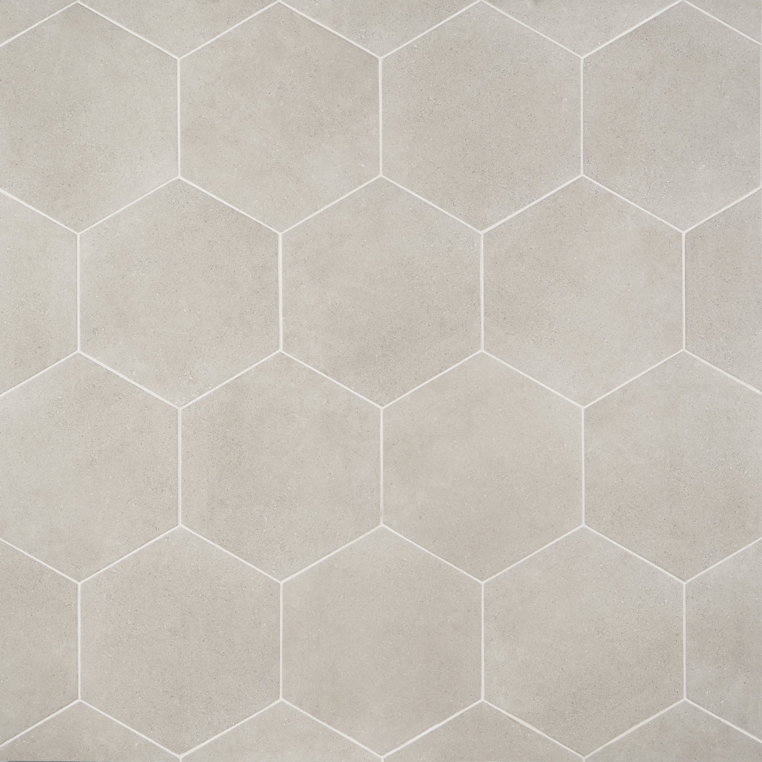 Arbor Hex 13" x 14.5" Porcelain Wood Look Wall & Floor Tile (10.51 Sq. Ft. / Case) Bond Tile 