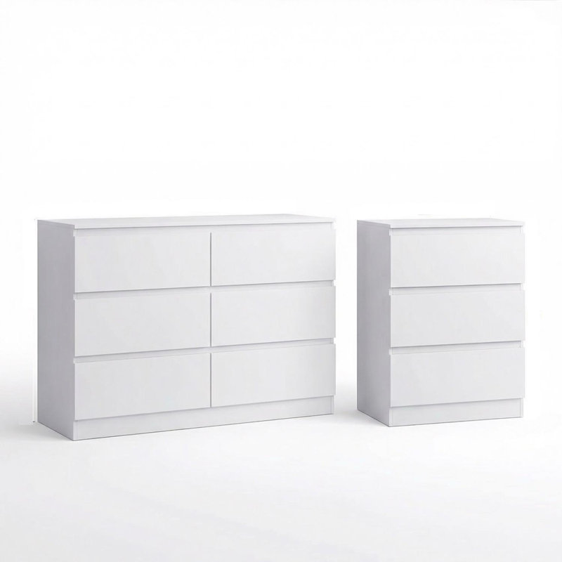 110cm W 9 - Drawer Chest of Drawers