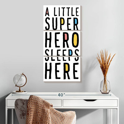A Little Superhero Sleeps Here