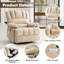 Fauteuil inclinable et oscillant surdimensionné-740632668