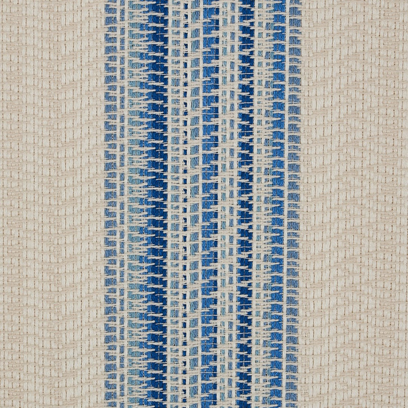 Tissu intérieur / extérieur à rayures Bendita, Bleu