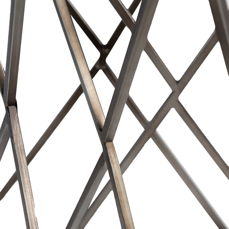 Galento Glass Top Frame Nesting Tables