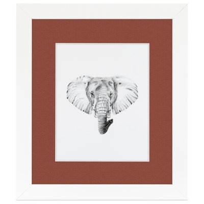 Wood Matte Picture Frame with Mat