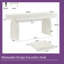 Bureau pour ordinateur 63 pouces Modern