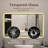 black frame wall mirror with rounded corners vanity mirror bathroom mirror with lights