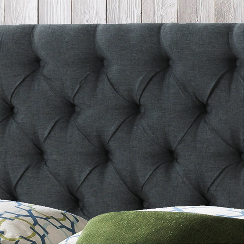 Tête de lit WING, Gris foncé