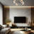 4 Lights Metal Globe Flush Mount-460732168