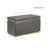 Atreju Faux Leather Ottoman-664615439-664615432