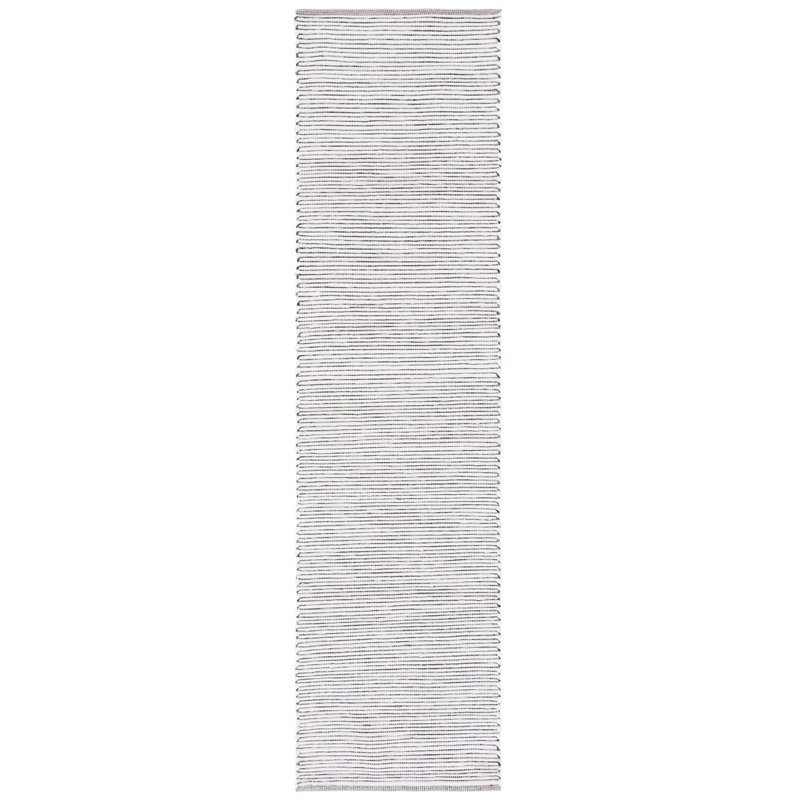 Lilia-Mae Flat Weave Cotton Rug, Runner 2'3" x 9'