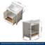 Meuble-lavabo simple 30 po avec plateau en granite blanc Riverford-1552067057-1552067070