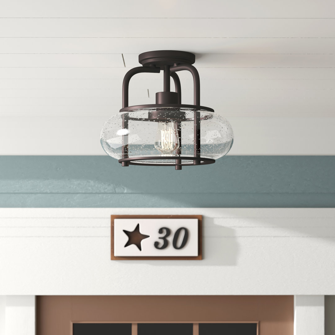 Spofford 12" Semi Flush Mount Three Posts™ Fixture 