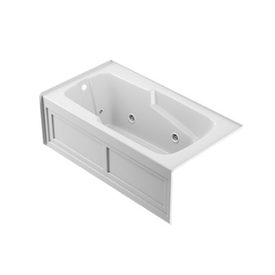 Cetra® 60" x 32" Alcove Whirlpool Bathtub