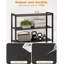 144cm H x 70cm W Metal Standard Bookcase-1208244588