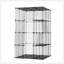 3-Tier Wire Cat Cage With Platforms, Ramp Ladders, And Doors For Indoor And Outdoor Use