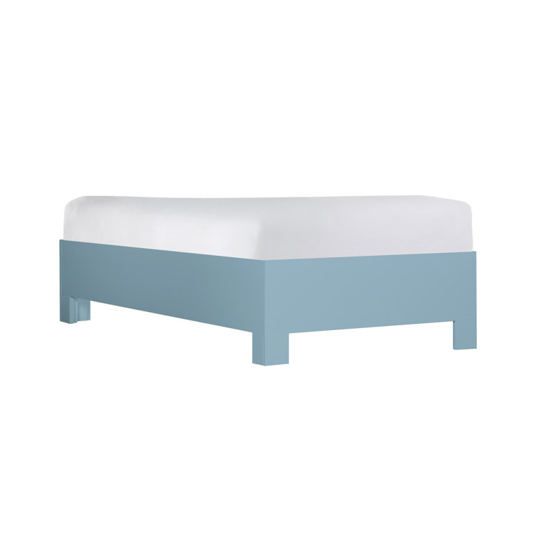 Cadre de lit standard 16 po, Simple TG, Bleu piscine