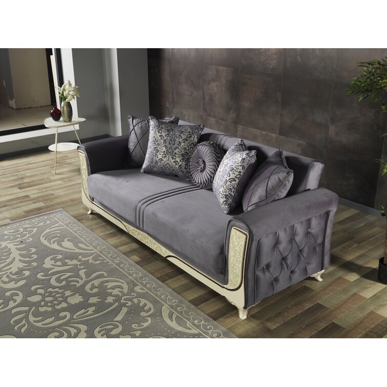 Coger 87'' Upholstered Sleeper Sofa