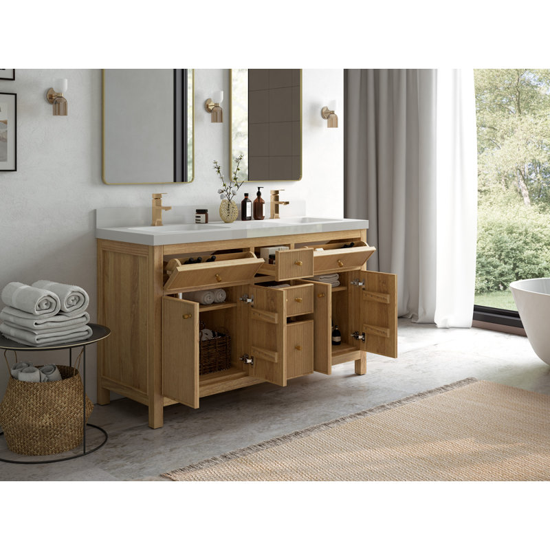 Ensemble de meuble-lavabo double 60 po Sonoma