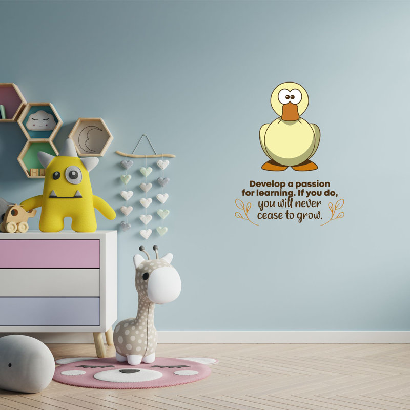 Text & Numbers Wall Decal, 20" H x 12" W x 0.05" D