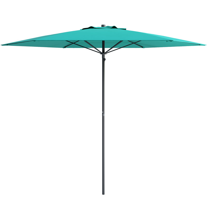 Parasol de plage 7,5 pi Brennen, Bleu turquoise