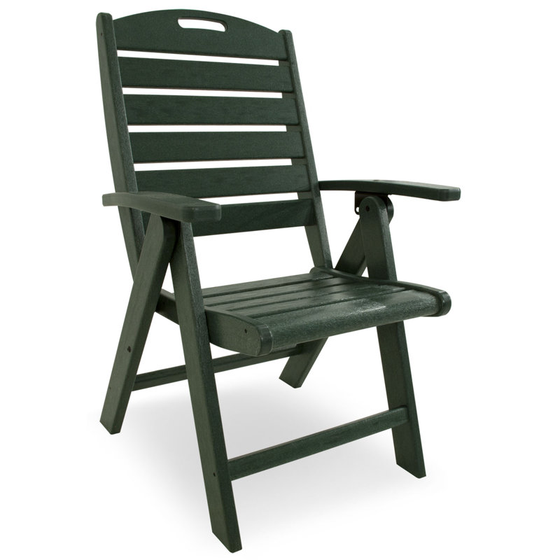 TREX Outdoors Yacht Club Highback Chair, Dark Green