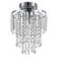 Nayeli Chrome Flush Mount