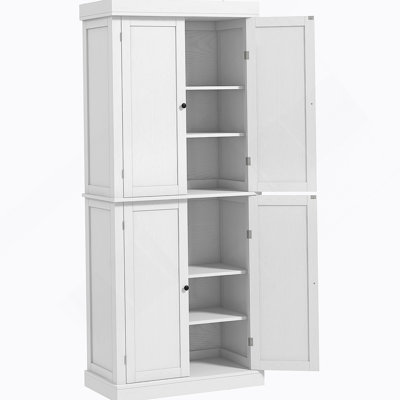 Garde-manger avec tablettes réglables, portes