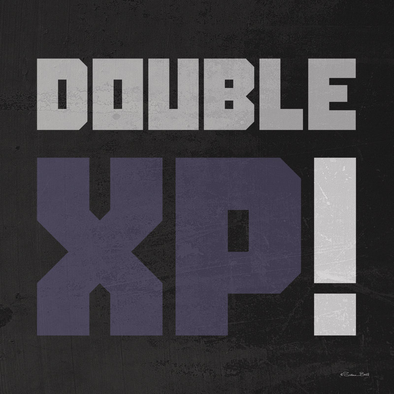 Double XP par Susan Ball - impression sur toile tendue, H 30 po x l 30 po