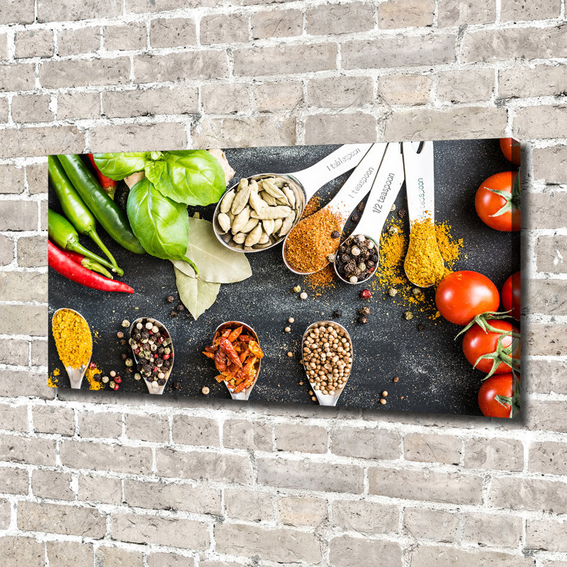 Mix of Spices 1 Piece Wall Art on Canvas