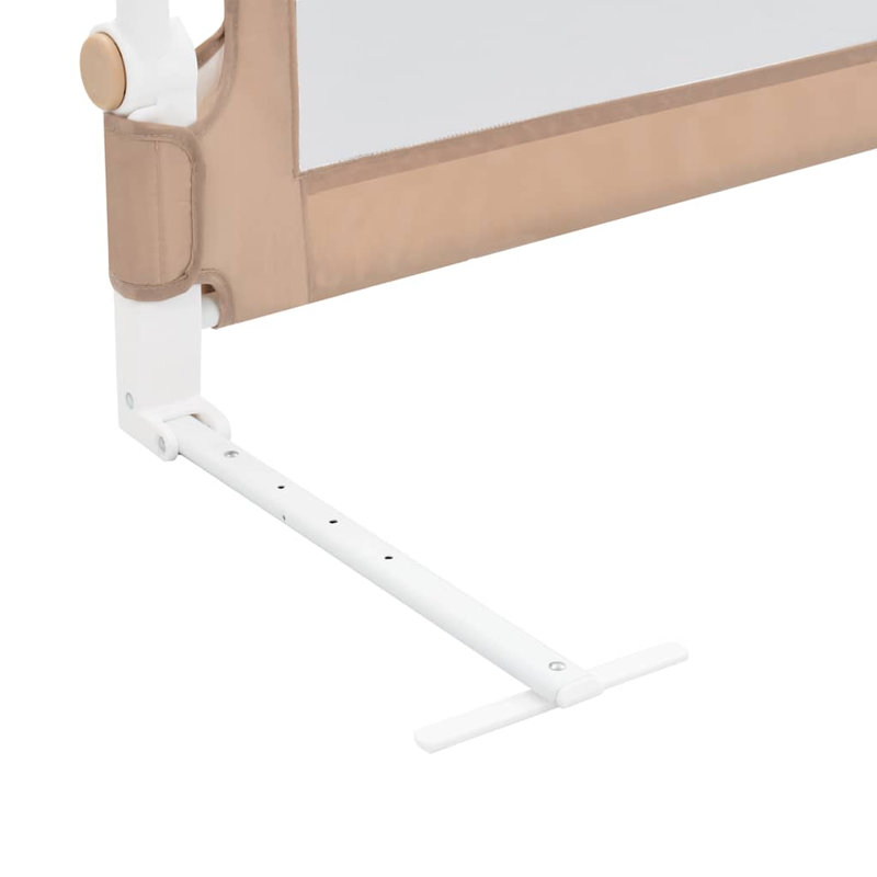 Lykke Toddler Safety Side Rails, Taupe, 42cm H x 40.5cm W x 180cm L