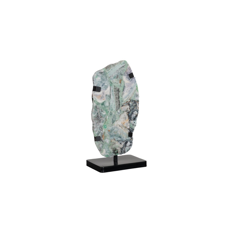 Onyx Lamp on Black Base, Fluorite