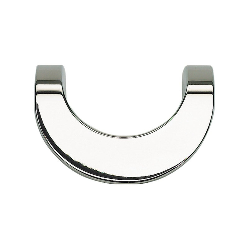 Loop 1 1/4" Center to Center Finger pull, Polished Steel, 1 1/4"