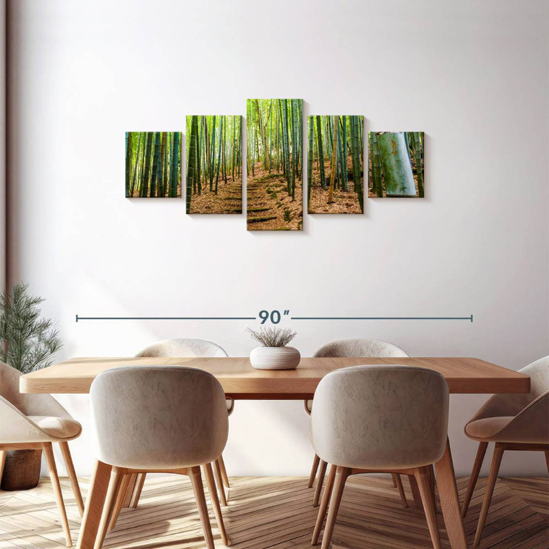 Iconic Kyoto Bamboo Forest, 30" H x 68" W