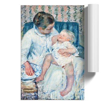 Mother and Child by Mary Cassatt - Frameless Print