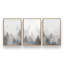 Foggy Echoes, ensemble de 3 toiles encadrées-106959882-106959884