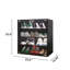 Armoire à chaussures avec porte en verre, armoire à chaussures avec contrôle DEL Bluetooth