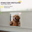Dog Whelping Box For Large Breeds - Ventilated, 96.1"l X 47.2"w 18.9"h Indoor Use Stable, Easy To Clean,