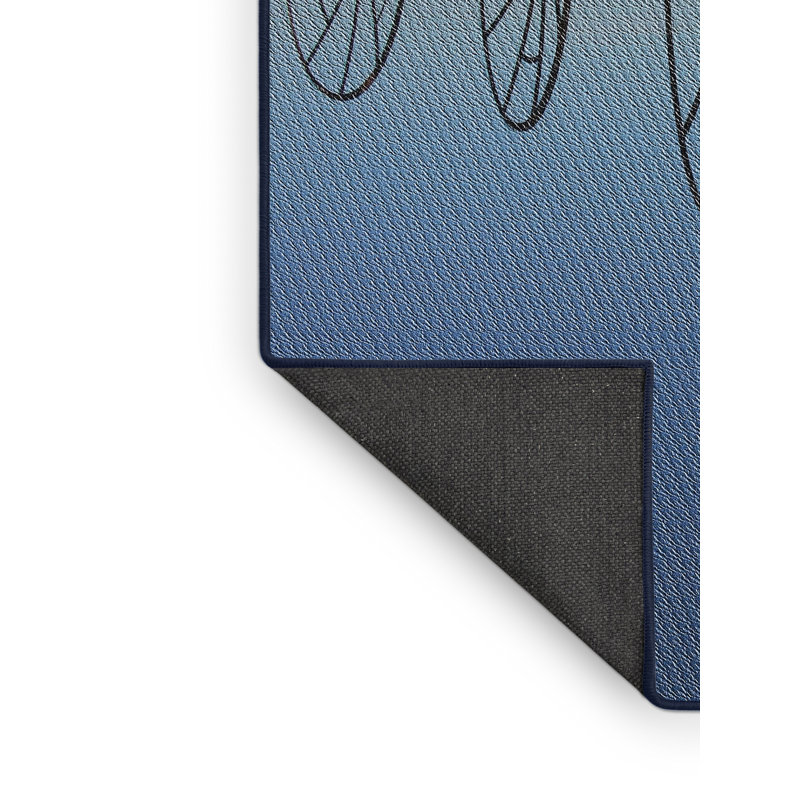 Tapis bleu ciel, Rectangle 4 pi x 6 pi