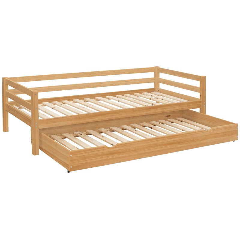 Cordeiro Bed with Built-in-Desk, Walnut