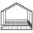 Metal Twin Size House Platform Beds, Two Shared Beds-166592613