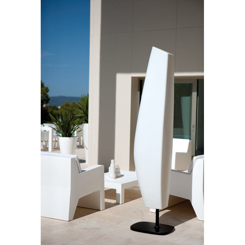 Jut Plastic/Resin Dining Table, Ecru