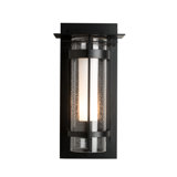Torch Seeded Glass Outdoor Flush Mount