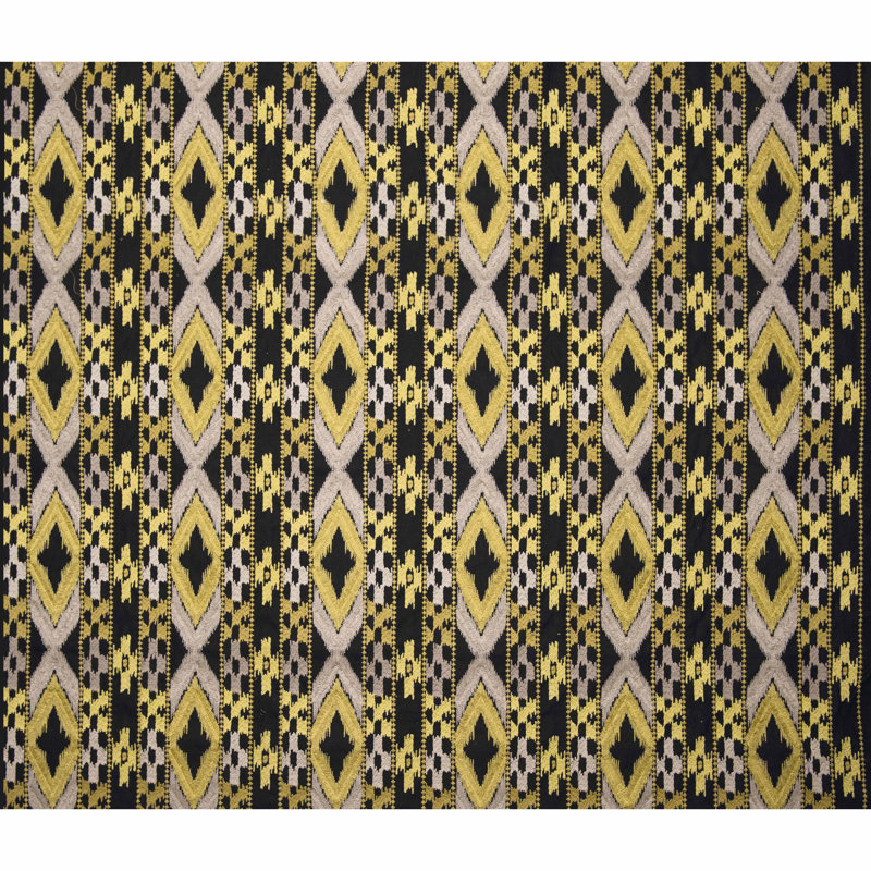 Africalia Queen Fabric, Black/Amarillo