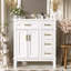 Meuble-lavabo 30 po avec lavabo en céramique-418035338