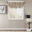 Faux Silk Waterfall Embellished Valance 38X46"-111598030