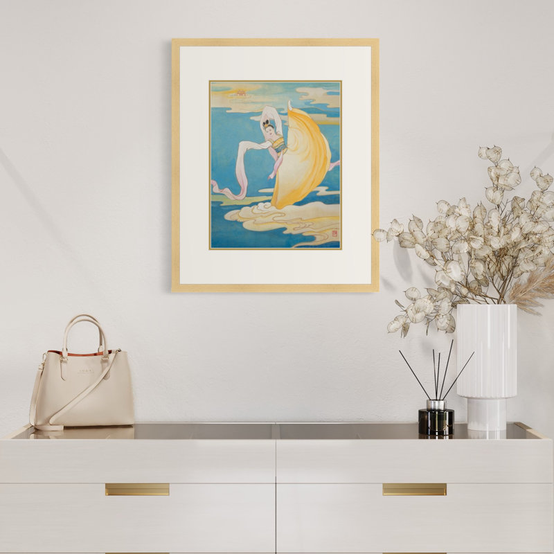 «Heavenly Maiden Dancing», H 27 po x l 22 po