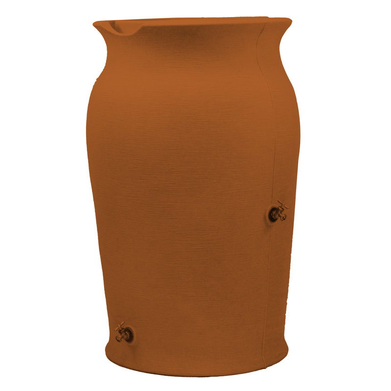 Baril de pluie en plastique Impressions, Terra Cotta
