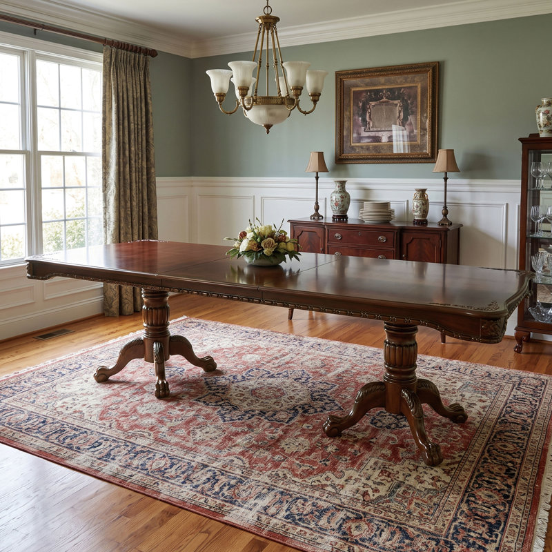 Jeremie Extendable Solid Wood Base Dining Table